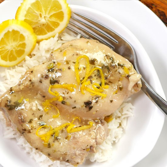 Slow Cooker Lemon Chicken