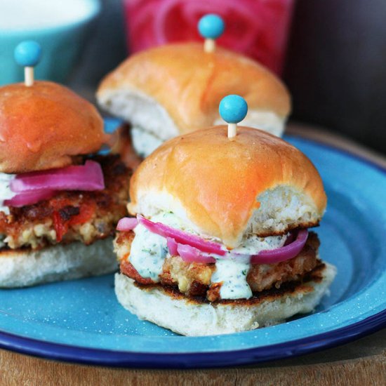 Spicy Honey Cauliflower Sliders