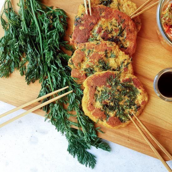 Kimchi&Carrot Top Mung Bean Pancake