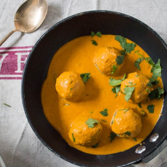 Spinach and Potato Kofta Curry