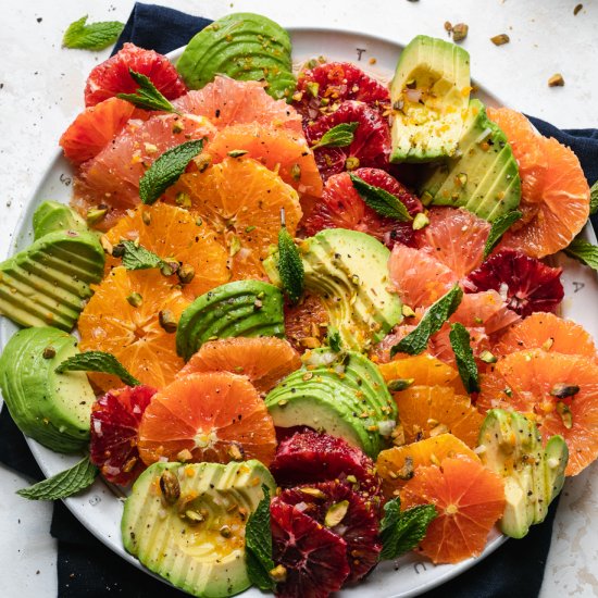 Citrus Avocado Salad with Mint