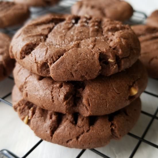 chocolate peanut butter cookies