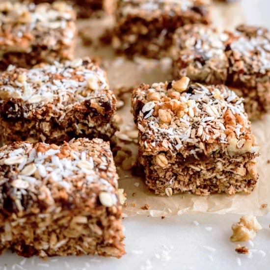 Gluten-Free Vegan Oat Bars