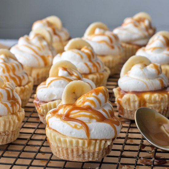 Banana Pudding Mini Cheesecakes