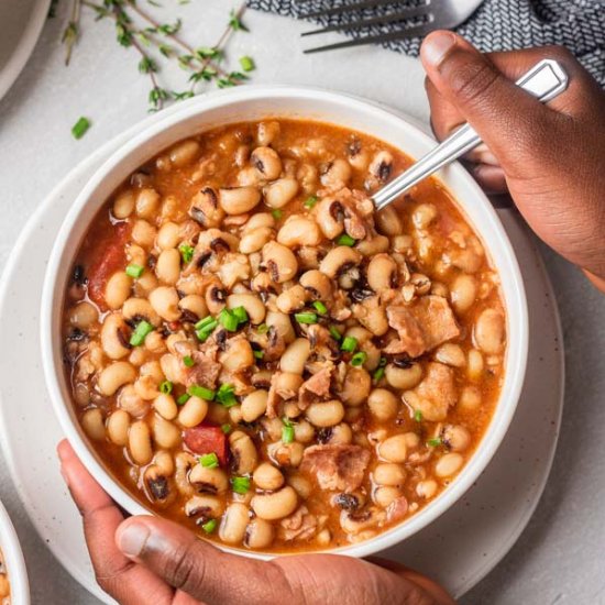 Instant Pot Black Eyed Peas