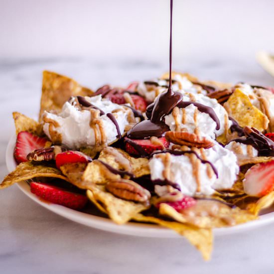 Dessert Nachos (vegan & gf)