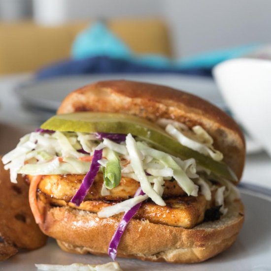 BBQ Tofu Sliders