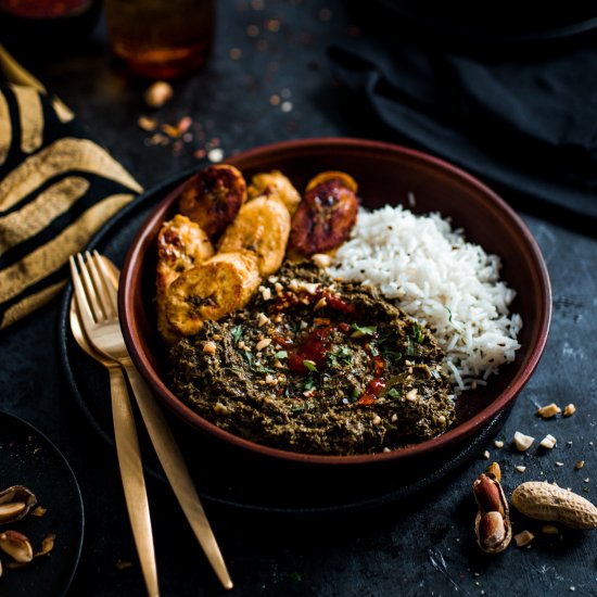 Cassava & Spinach Stew (Saka Saka)