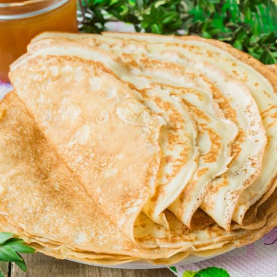 Gentle Pancakes (Russian Blini)