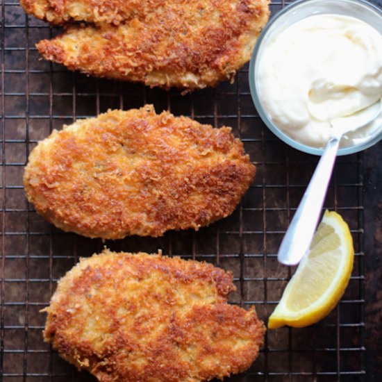 Crispy Pecorino Romano Chicken