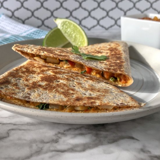 Easy Vegan Quesadillas