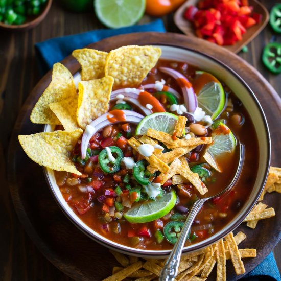 Vegetarian Taco Soup