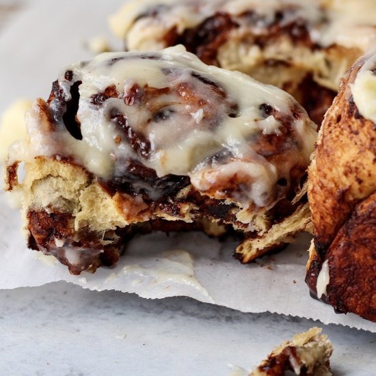 Guinness Chocolate Pecan Rolls