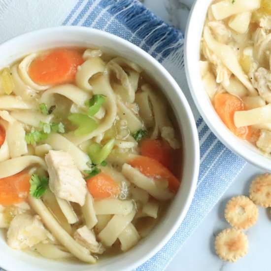 Instant Pot Chicken Noodle Soup