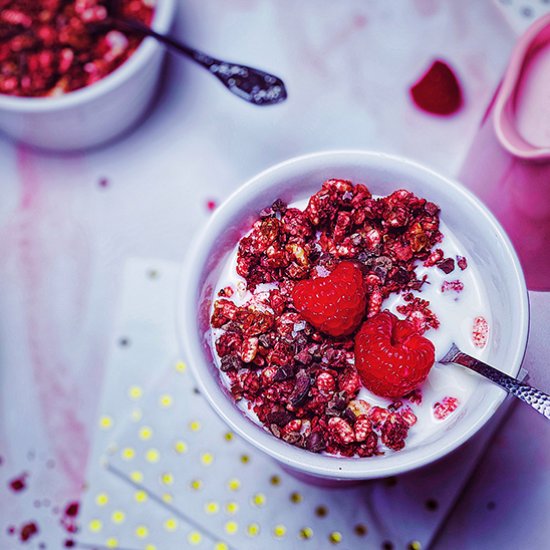 Beet and Cacao Latte Granola