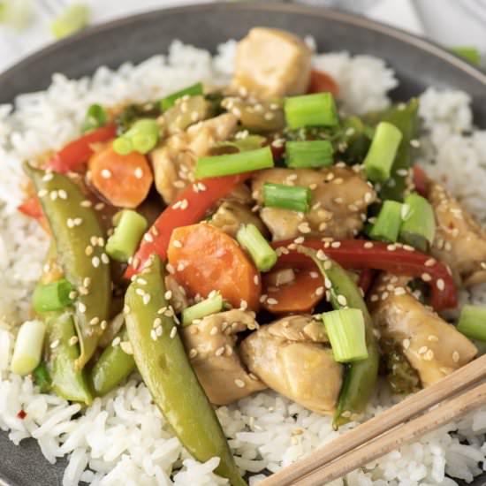 Chicken and Vegetable Stir Fry