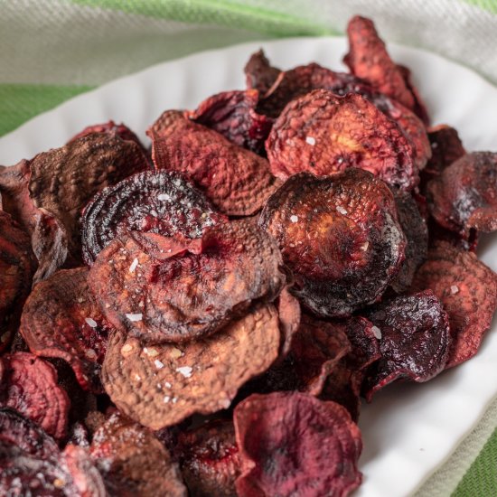 Beet Chips in the Air Fryer