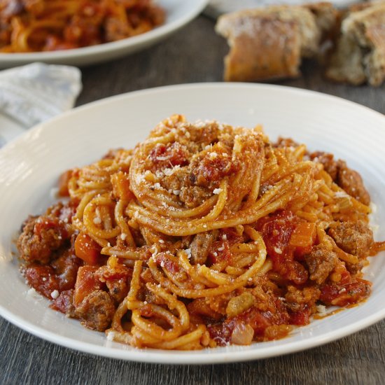 Instant Pot Spaghetti Bolognese