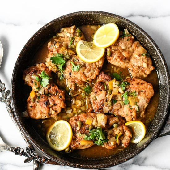 Healthy Chicken Piccata