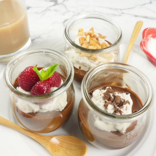 Vegan Chocolate Pudding Two Ways