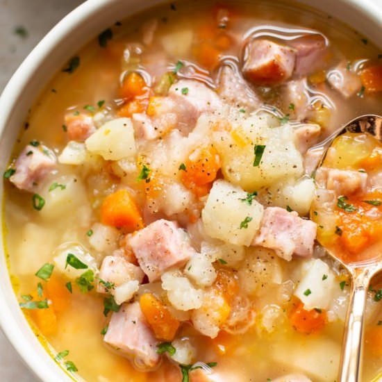 ham and potato soup