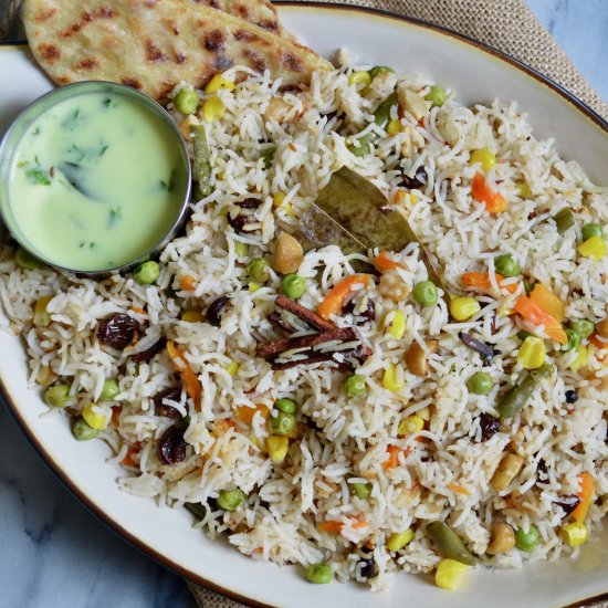 VEG PULAO – INSTANT POT