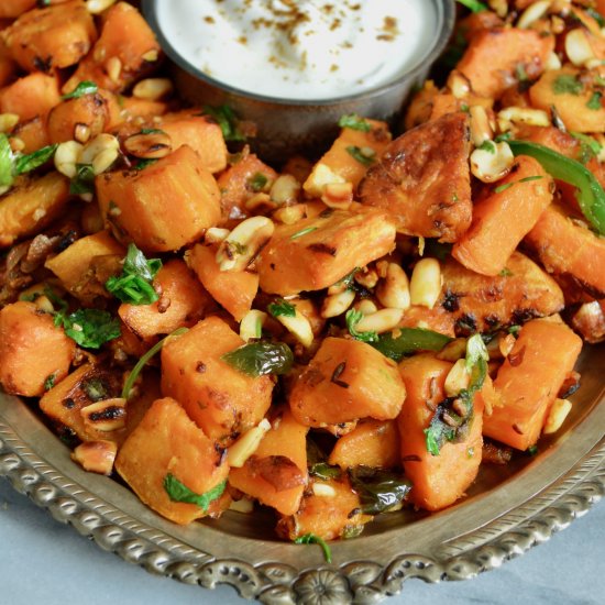 PEANUTY SWEET POTATOES