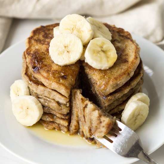 Banana Pancakes (Vegan, GF)