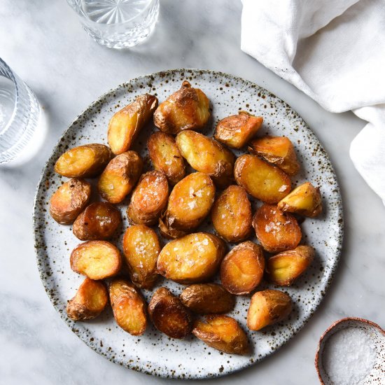 Crispy Kipfler potatoes