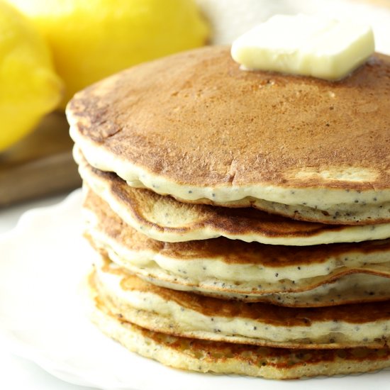 Lemon Poppy Seed Pancakes