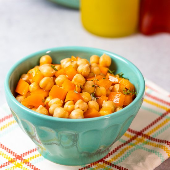 Lemon and Thyme Chickpea Salad