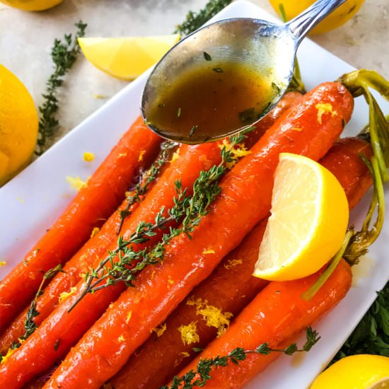 Honey, Thyme, & Lemon Glazed Carrot