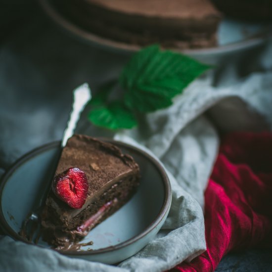 Double Chocolate Mousse Cake