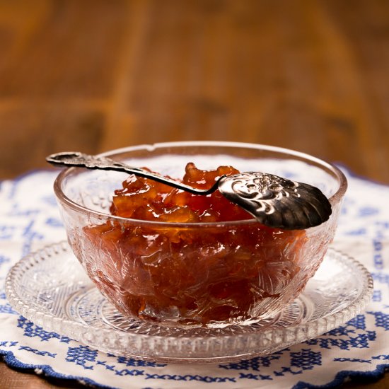 Poached Quince Dessert