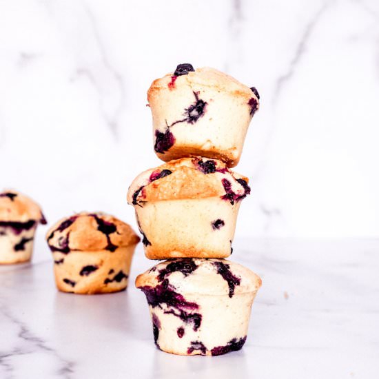 Browned Butter Blueberry Muffins