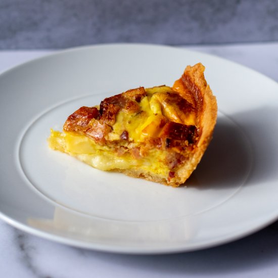 Brie and Bacon Quiche