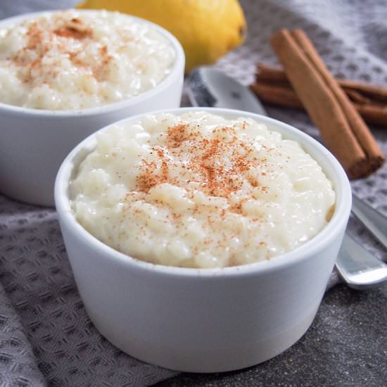 Arroz con leche (rice pudding)