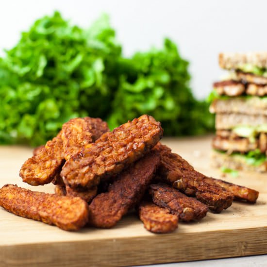 Smoky Tempeh Strips