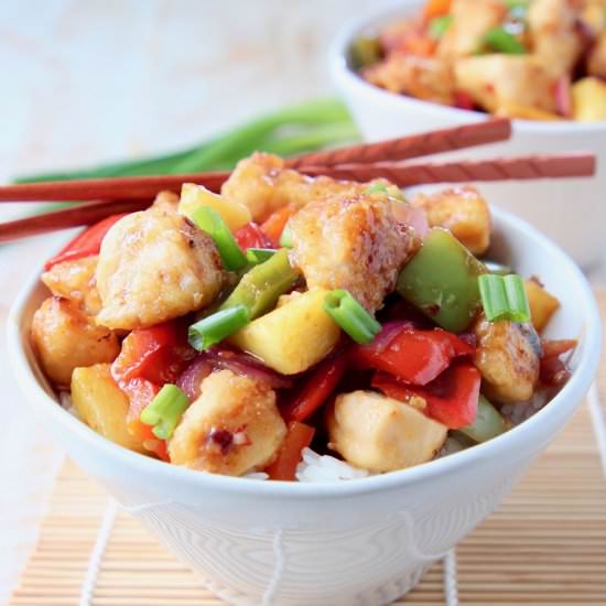 Gluten Free Sweet and Sour Chicken