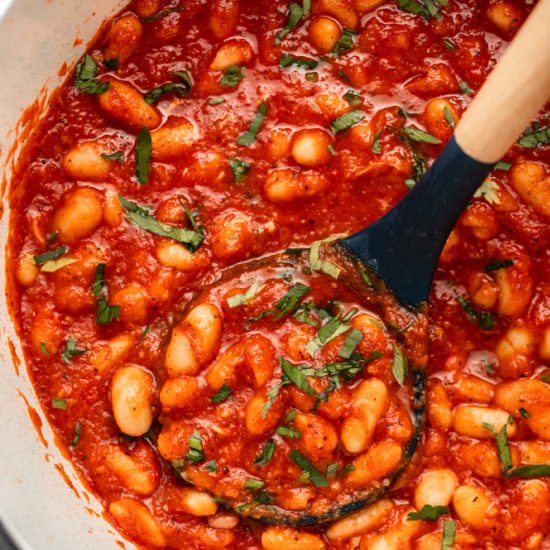 Sweet & Smoky White Beans