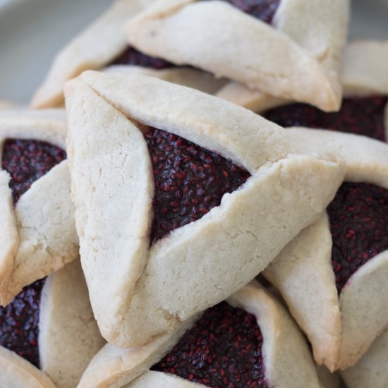 Vegan + Gluten-Free Hamantaschen