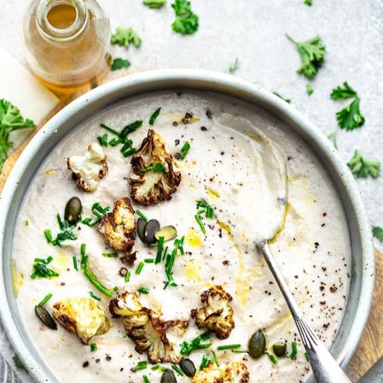 Vegan Cauliflower Soup