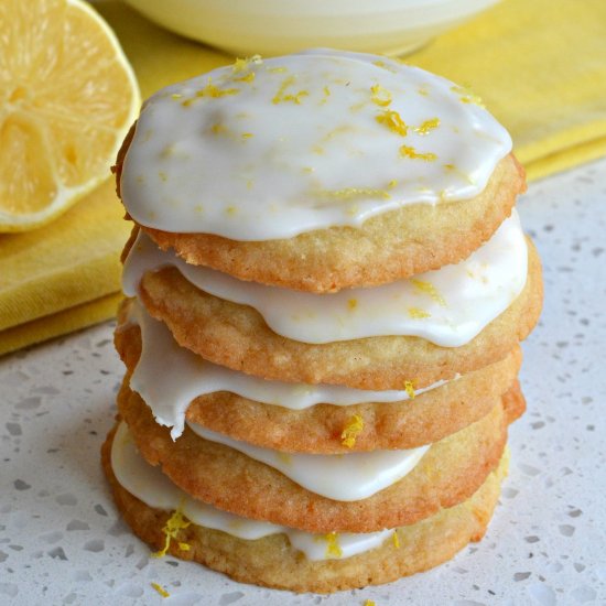 Iced Lemon Cookies