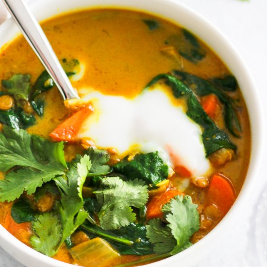 Vegan Turmeric Soup