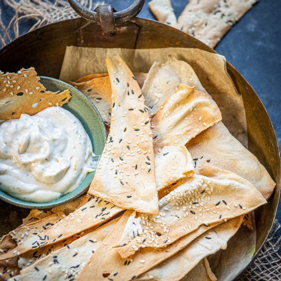 Crispy Lavash Crackers