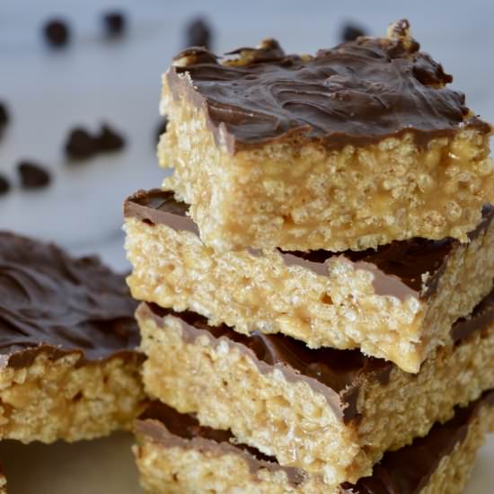 Caramel Peanut Butter Rice Krispies