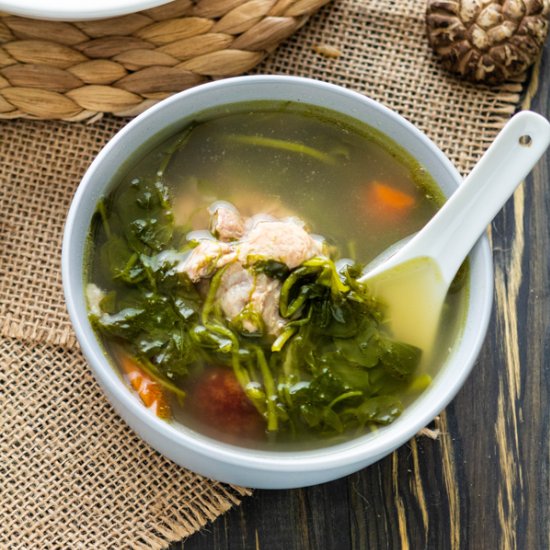 Chinese Watercress Soup (西洋菜汤)