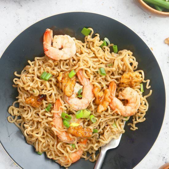 Honey Walnut Shrimp Ramen Noodles