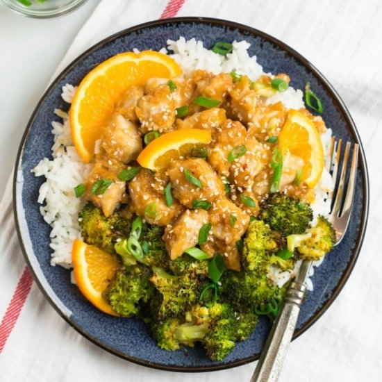 Healthy Orange Chicken