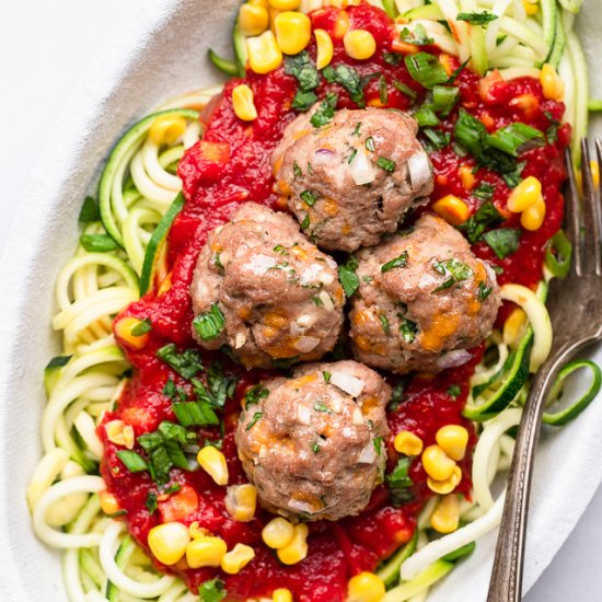 Mexican Turkey Meatballs